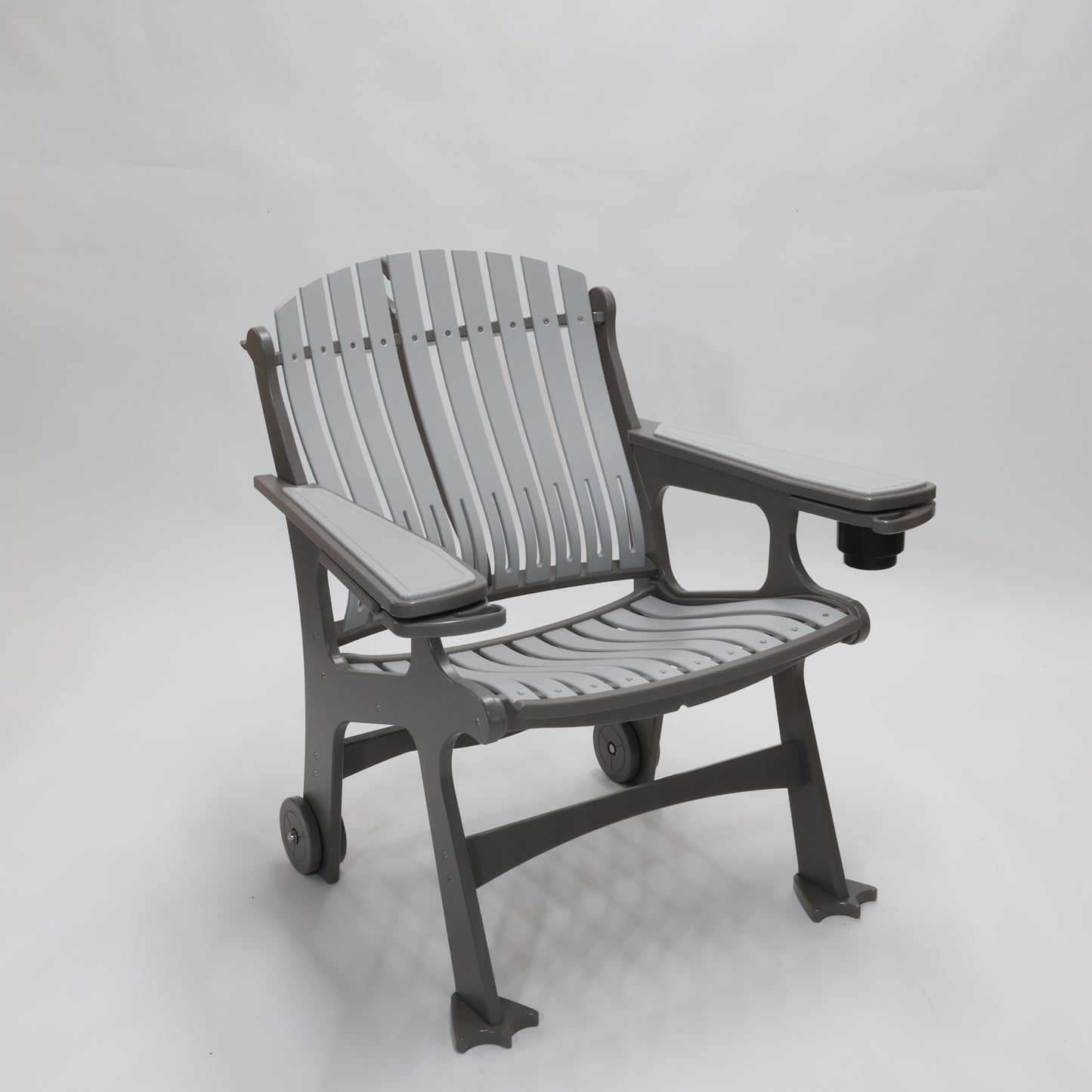 Slate Gray and Dolphin Gray Luxury Chair
