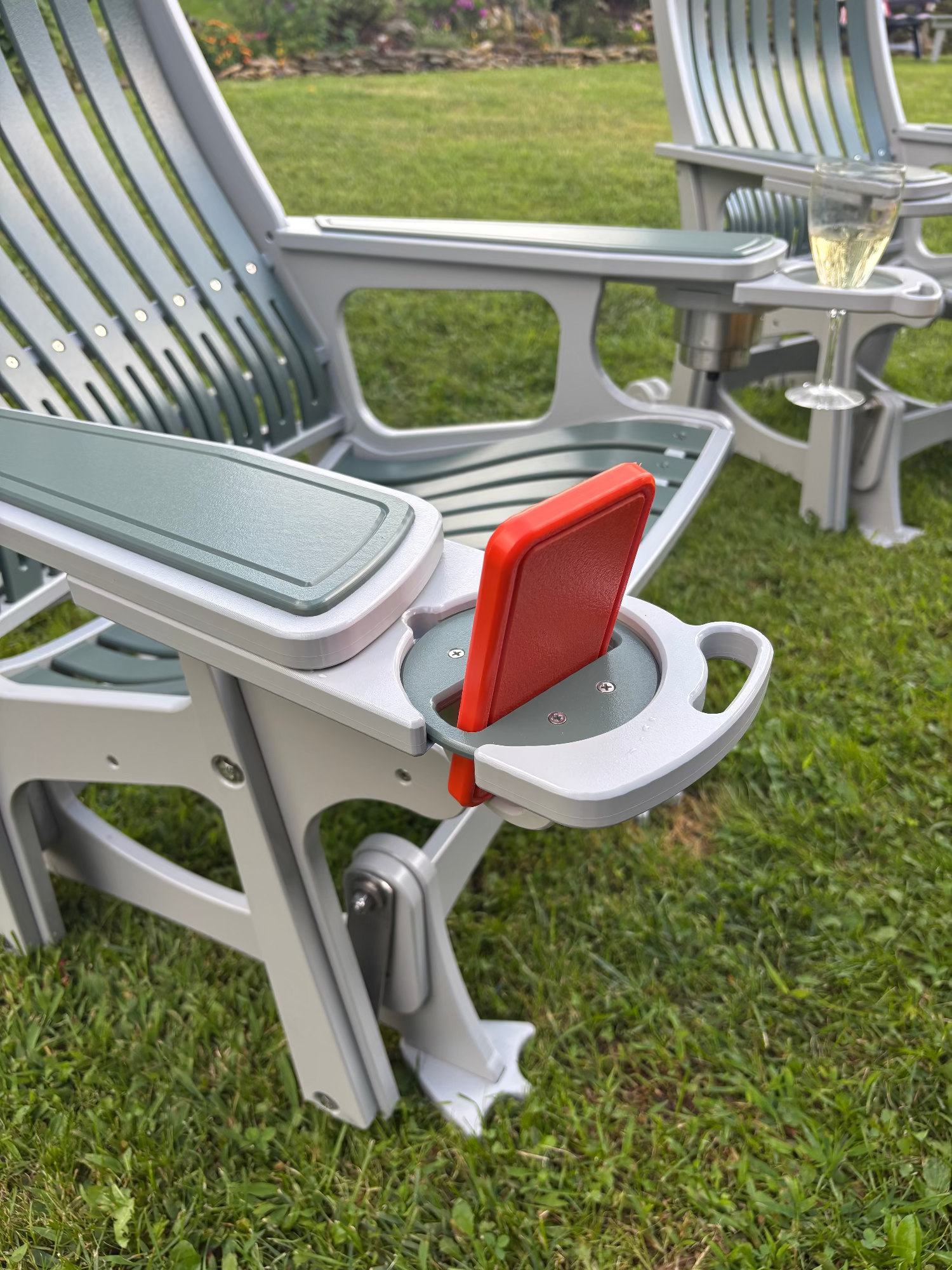 A SET of Two High Back Gliders