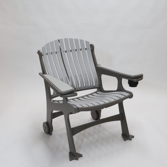 Slate Gray and Dolphin Gray Luxury Chair