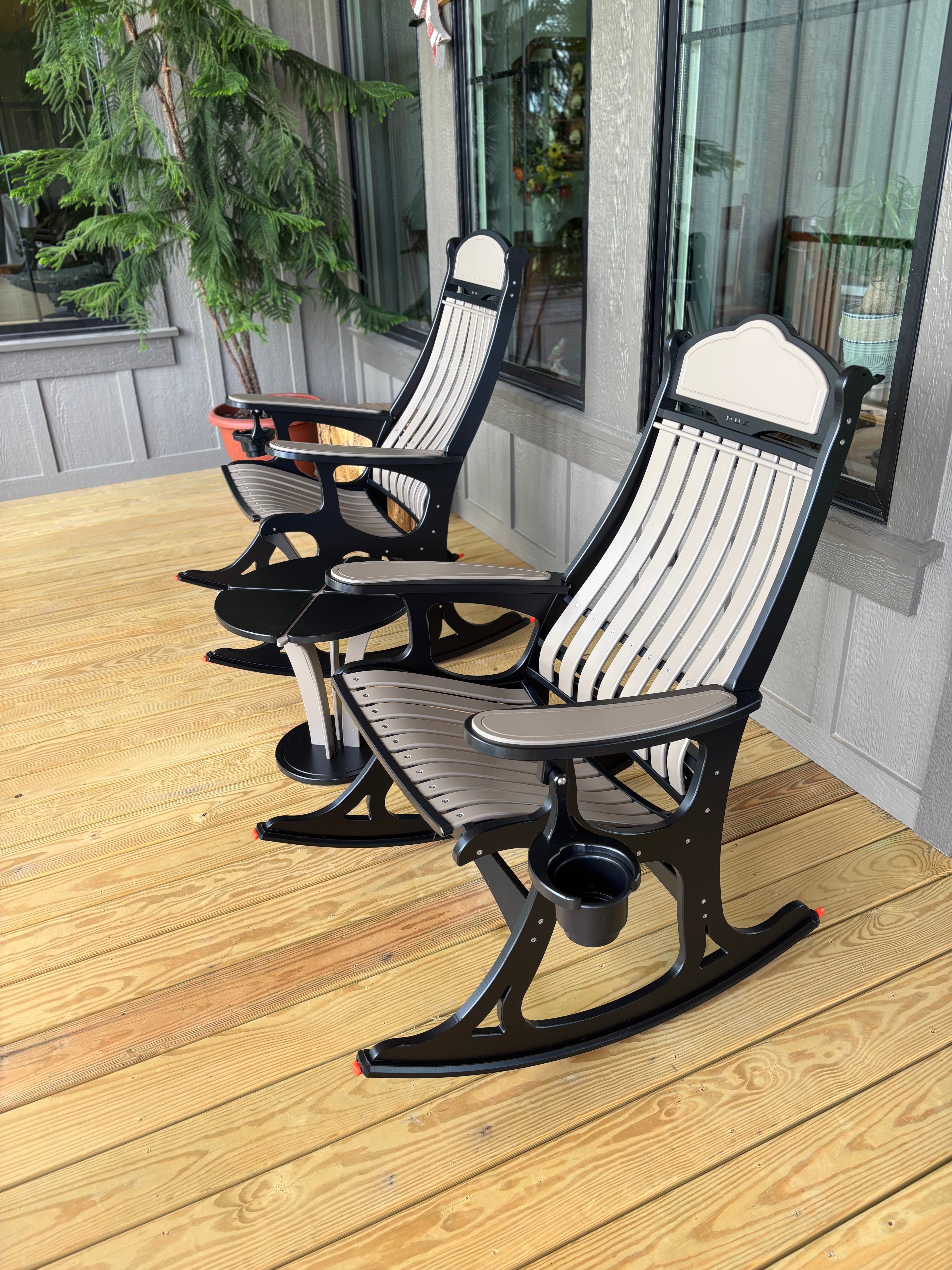 Set of Two Legacy DreamRockers with Matching Side table
