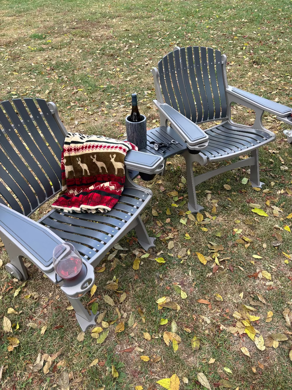 Curved Wing Tables for Duck Chairs (sold as a pair)