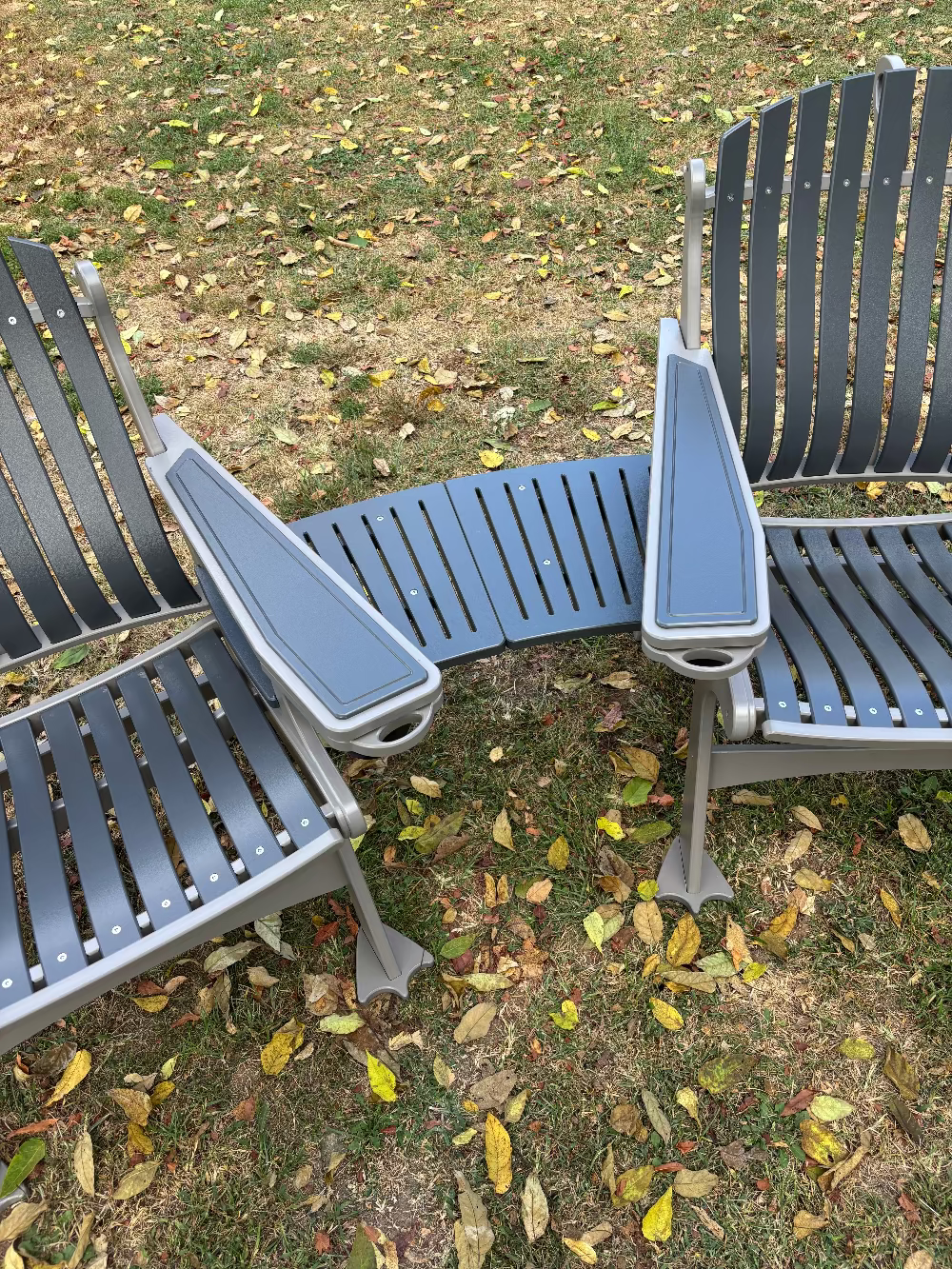 Curved Wing Tables for Duck Chairs (sold as a pair)