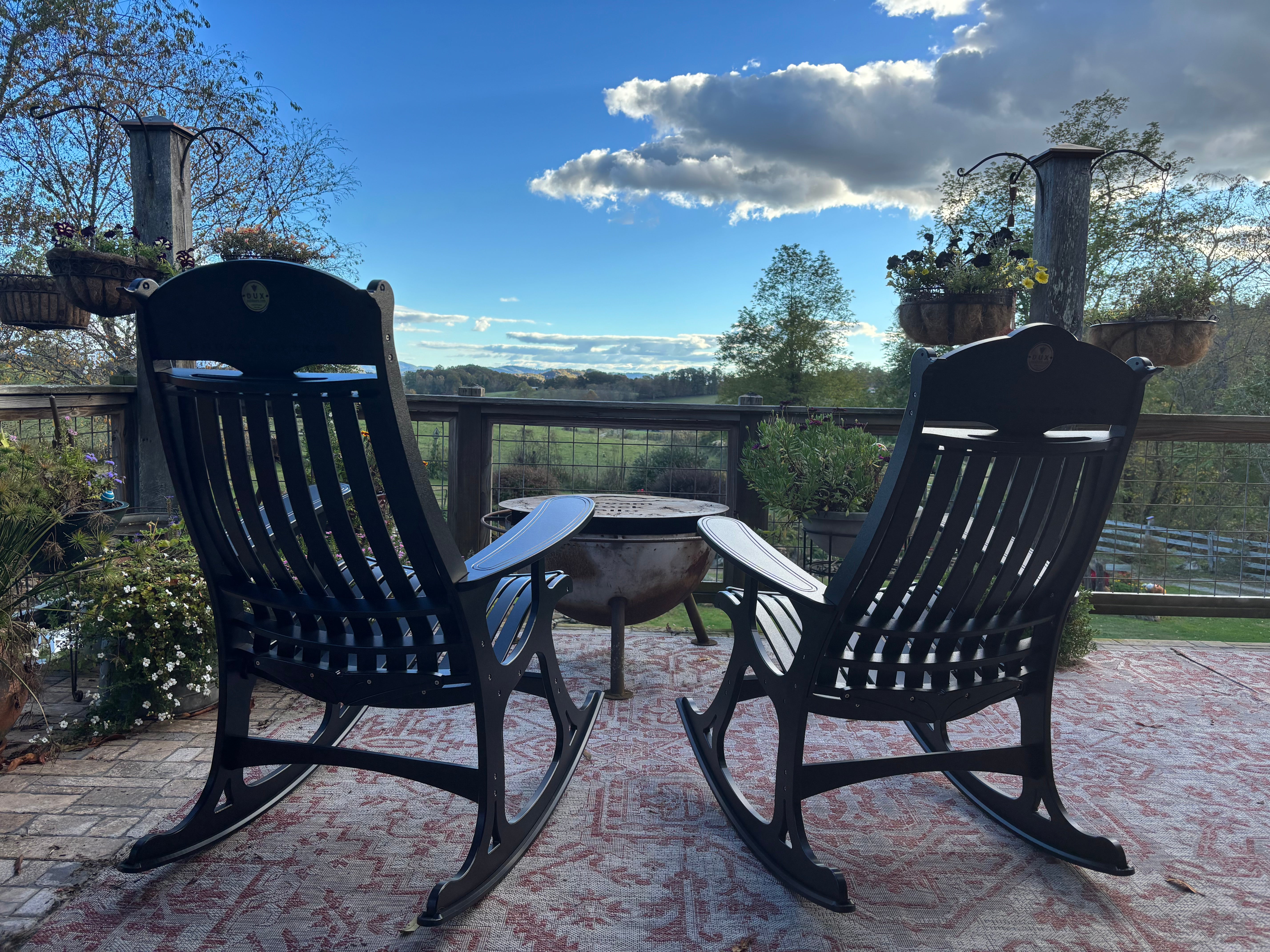 Set of Two Original DreamRockers with Matching Side table