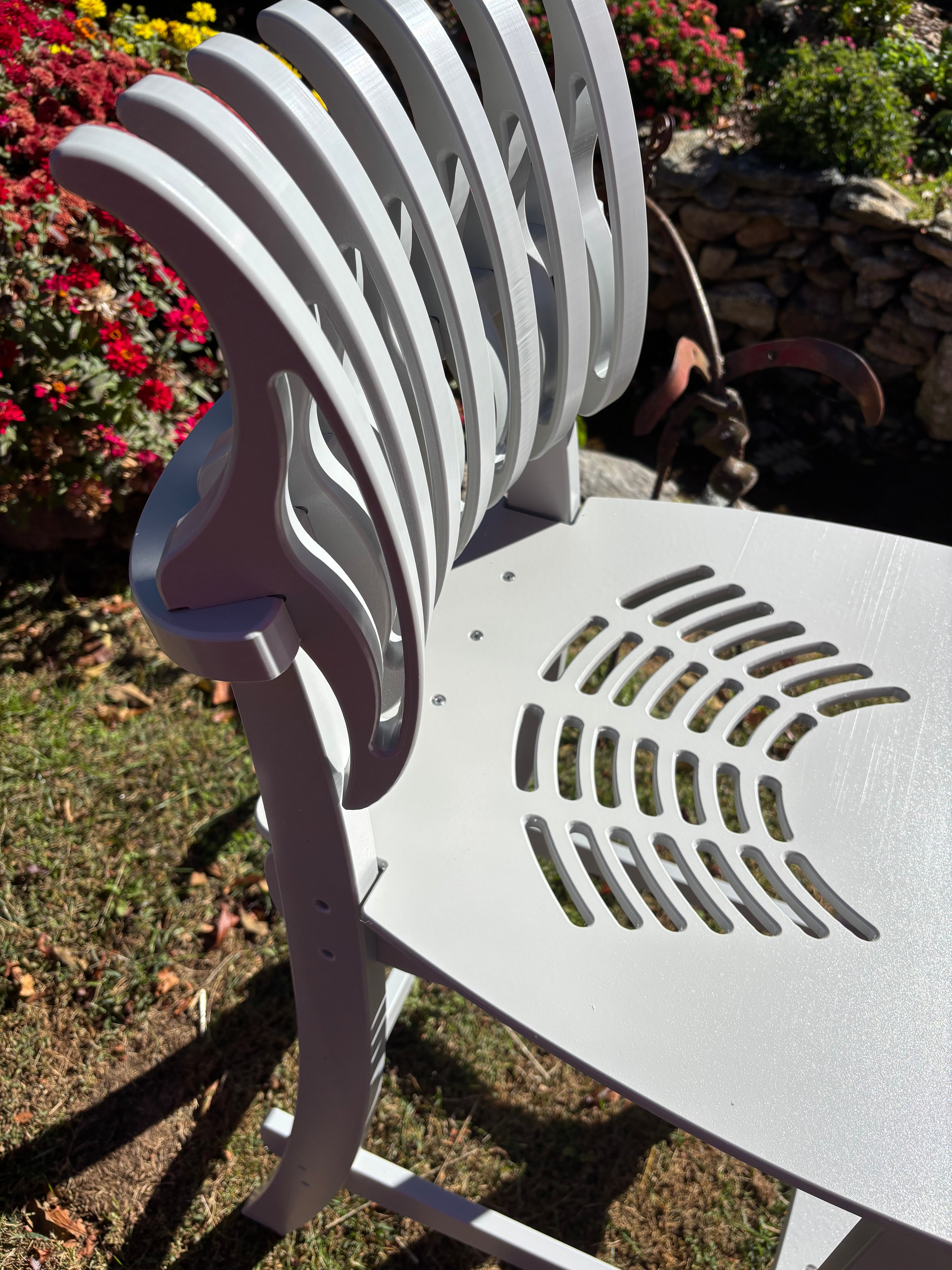 Horizon High Top Table w/ Compass Rose Engraving in Top