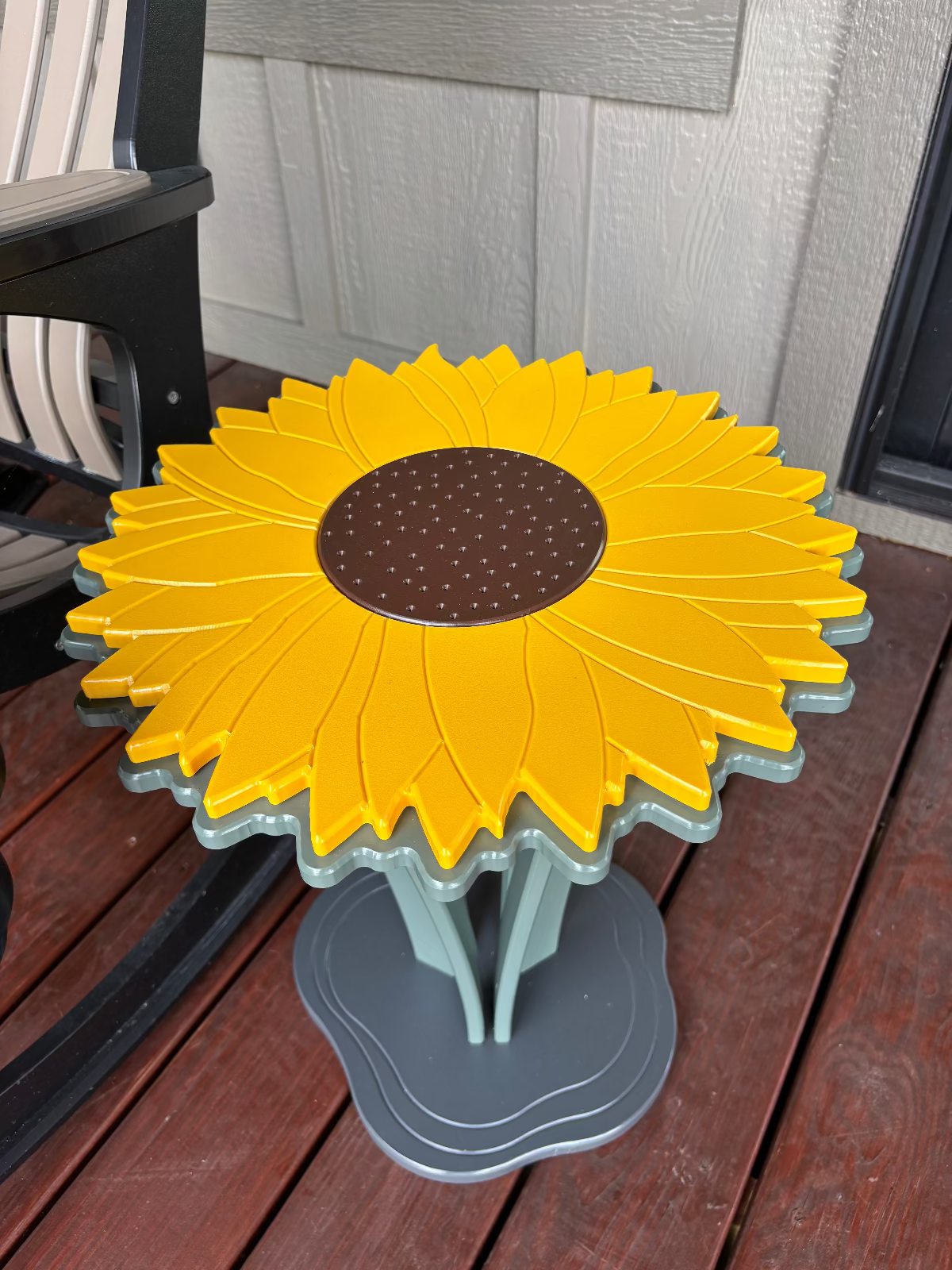 Sunflower Bloom Side Table