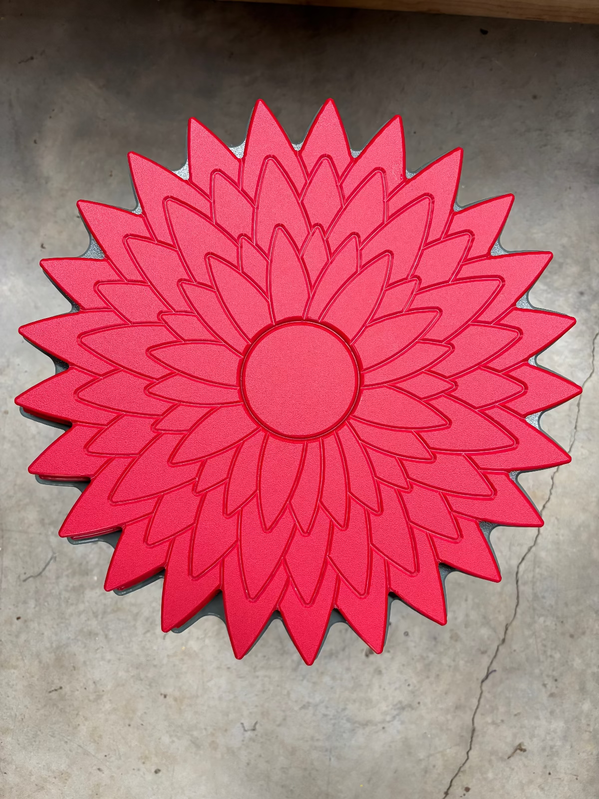 Dahlia Bloom Side Table
