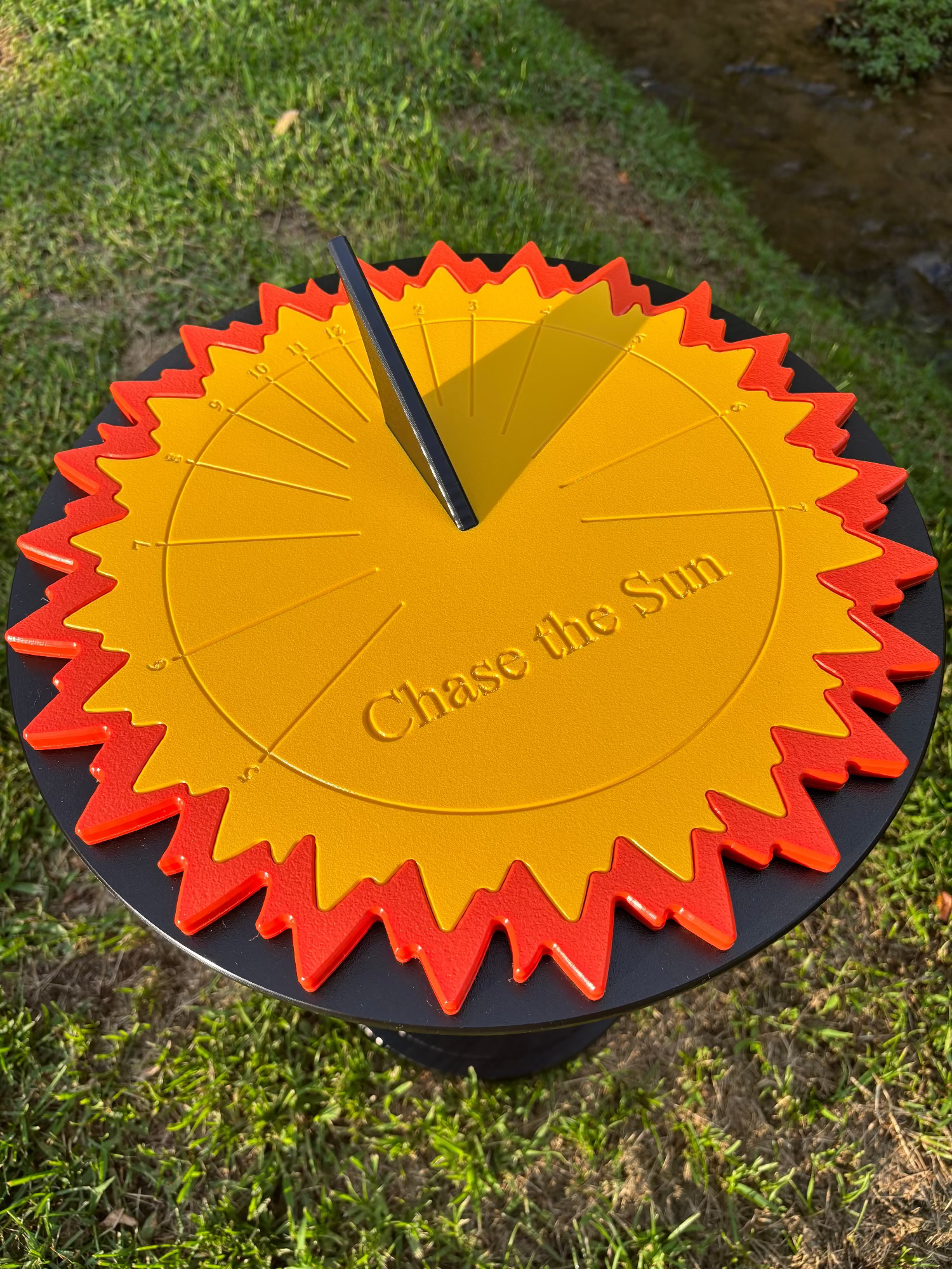 Garden Sundial Accent Table
