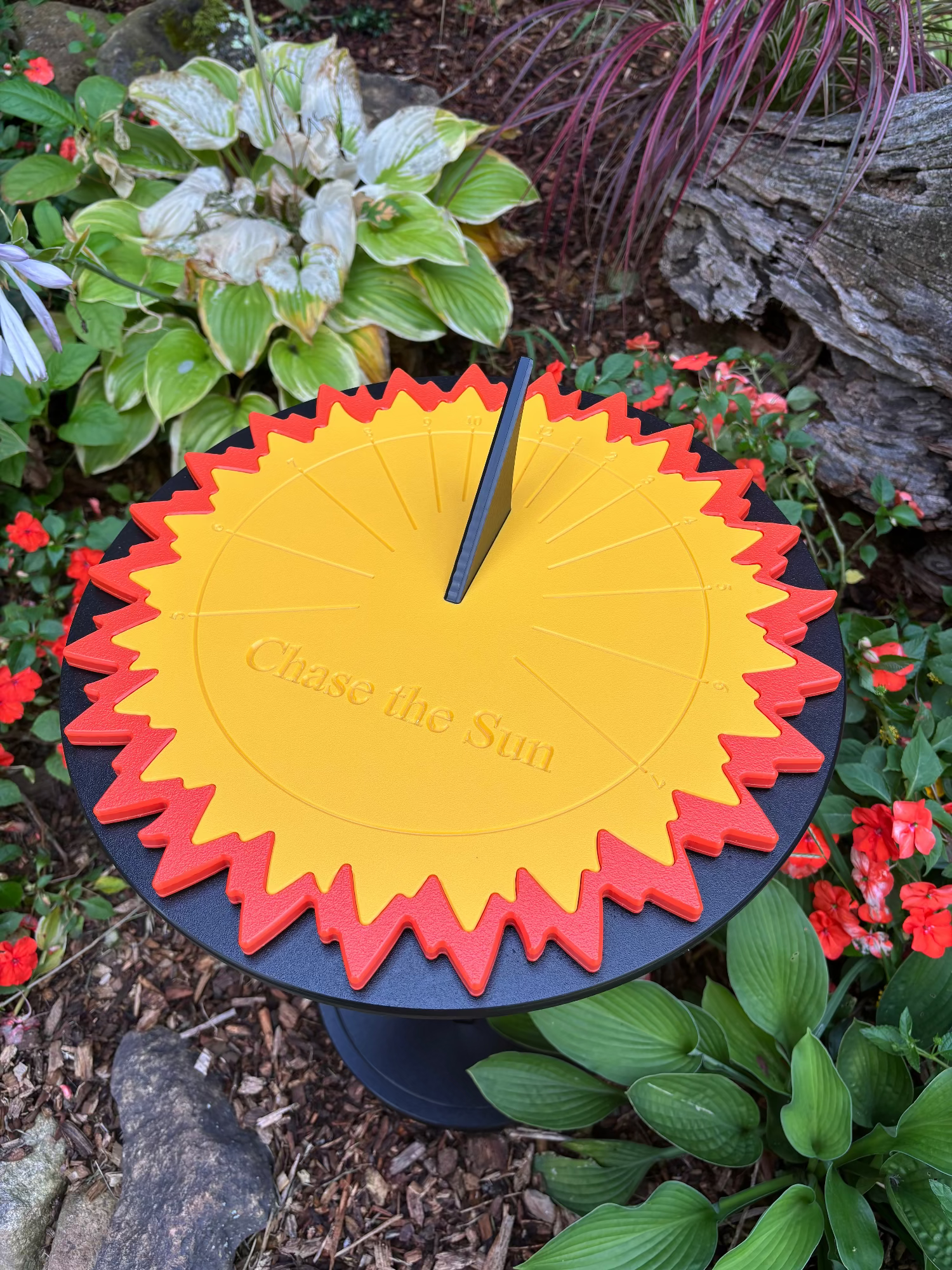 Garden Sundial Accent Table