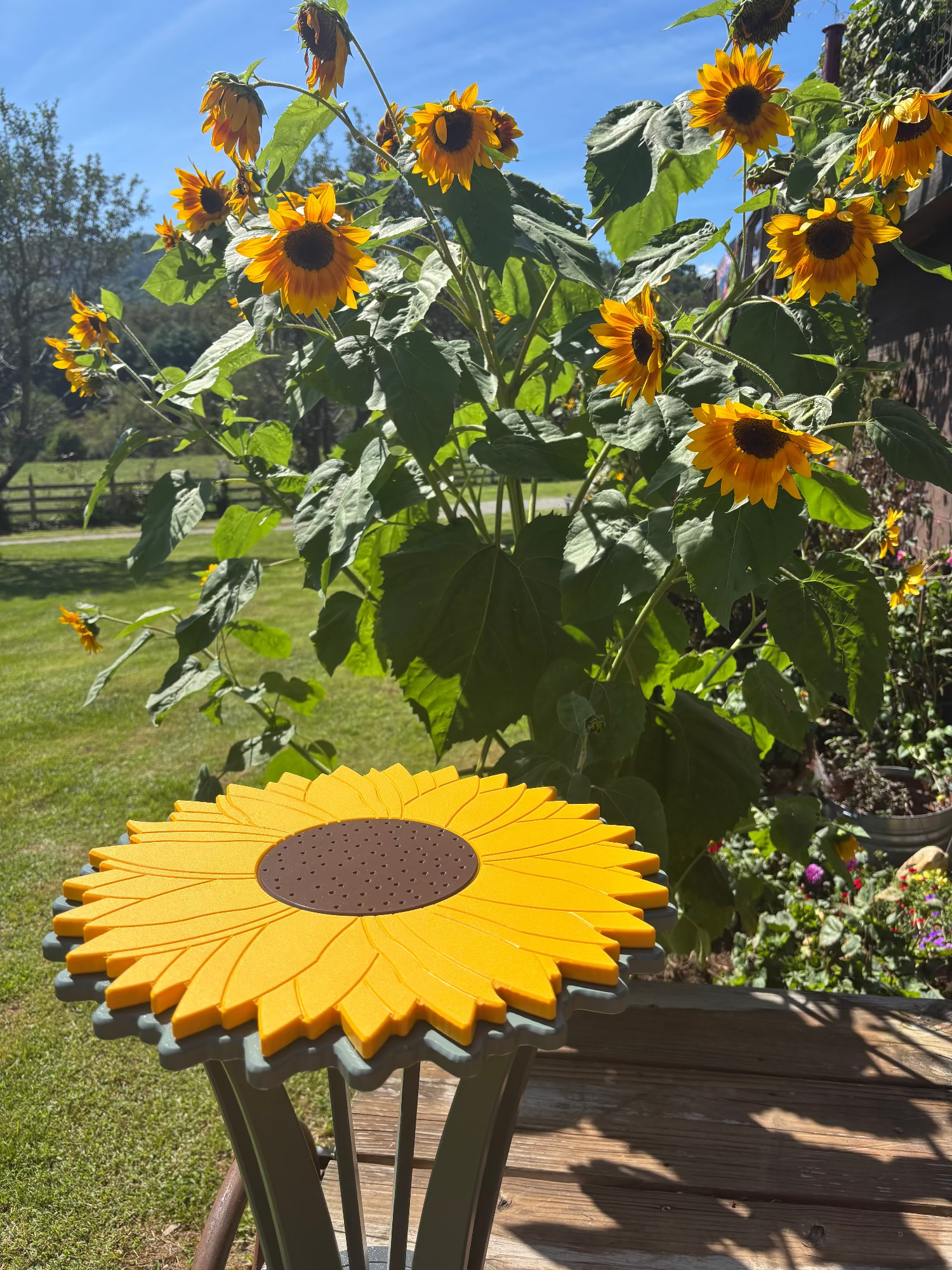 Sunflower Side Table